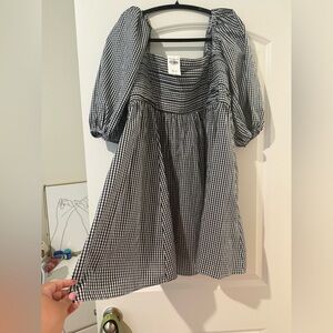 Abercrombie Gingham Emerson Poplin Dress